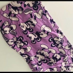 Lularoe TC purple Mickey Disney Leggings